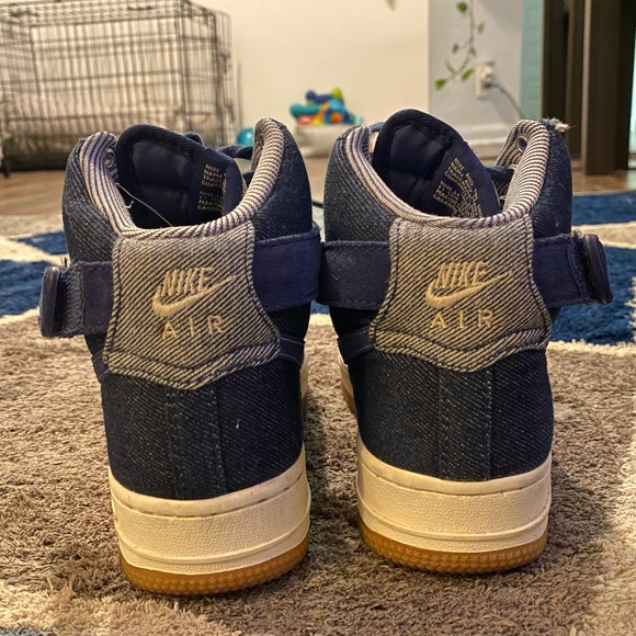 Denim Nike Air Force1 (not sold anywhere else)! - Picture 2 of 3